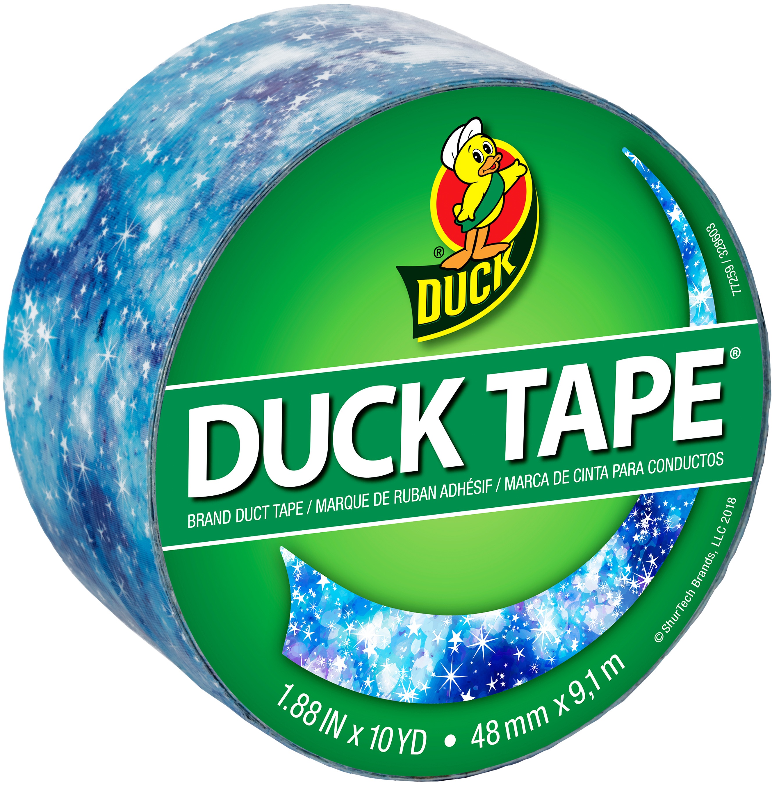 6 Pack Duck Starry Galaxy Duck Tape 1.88"X10yd242736 - Afbeelding 1 van 1