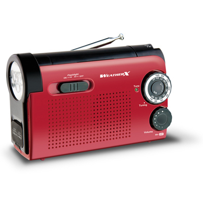 Weather Radio & LED Flashlight, AM//FM -WR182R - Picture 1 of 1