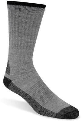 Work Socks, Gray, Men's Large, 2-Pk. S1350-072-LG - Afbeelding 1 van 1