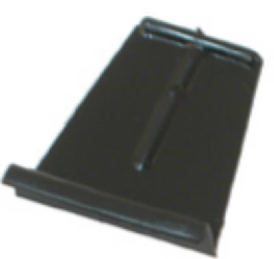 Pestañas de tracción de canal Spline, plástico negro, 1-1/16x15/16x1/4 pulgadas, paquete de 25 PL 14621 - Imagen 1 de 1