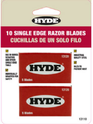 10 Pack - Paint Scraper Blades, Single Edge, 10-Pk. -13110 - Afbeelding 1 van 1